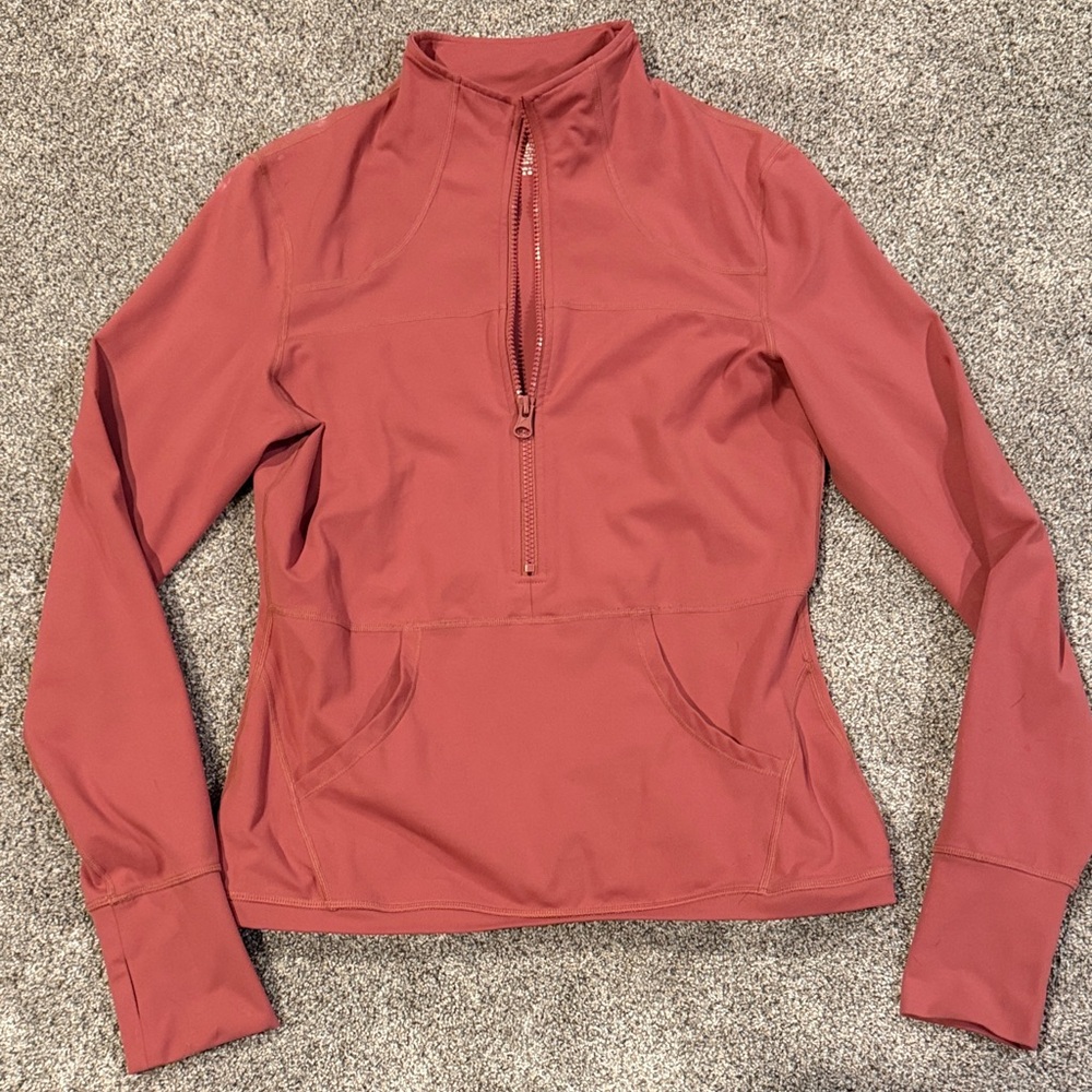 ZYIA Active Rose Quarter-Zip Pullover